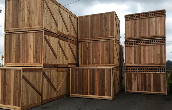 Solid Cedar Fence Panels