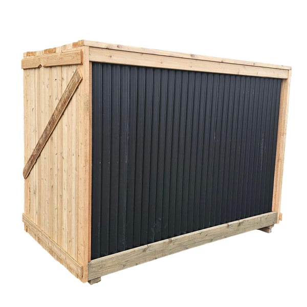 Hybrid Cedar & Metal Fence Panels